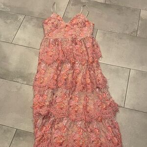 Laundry By Shelli Segal Pink Floral Dress